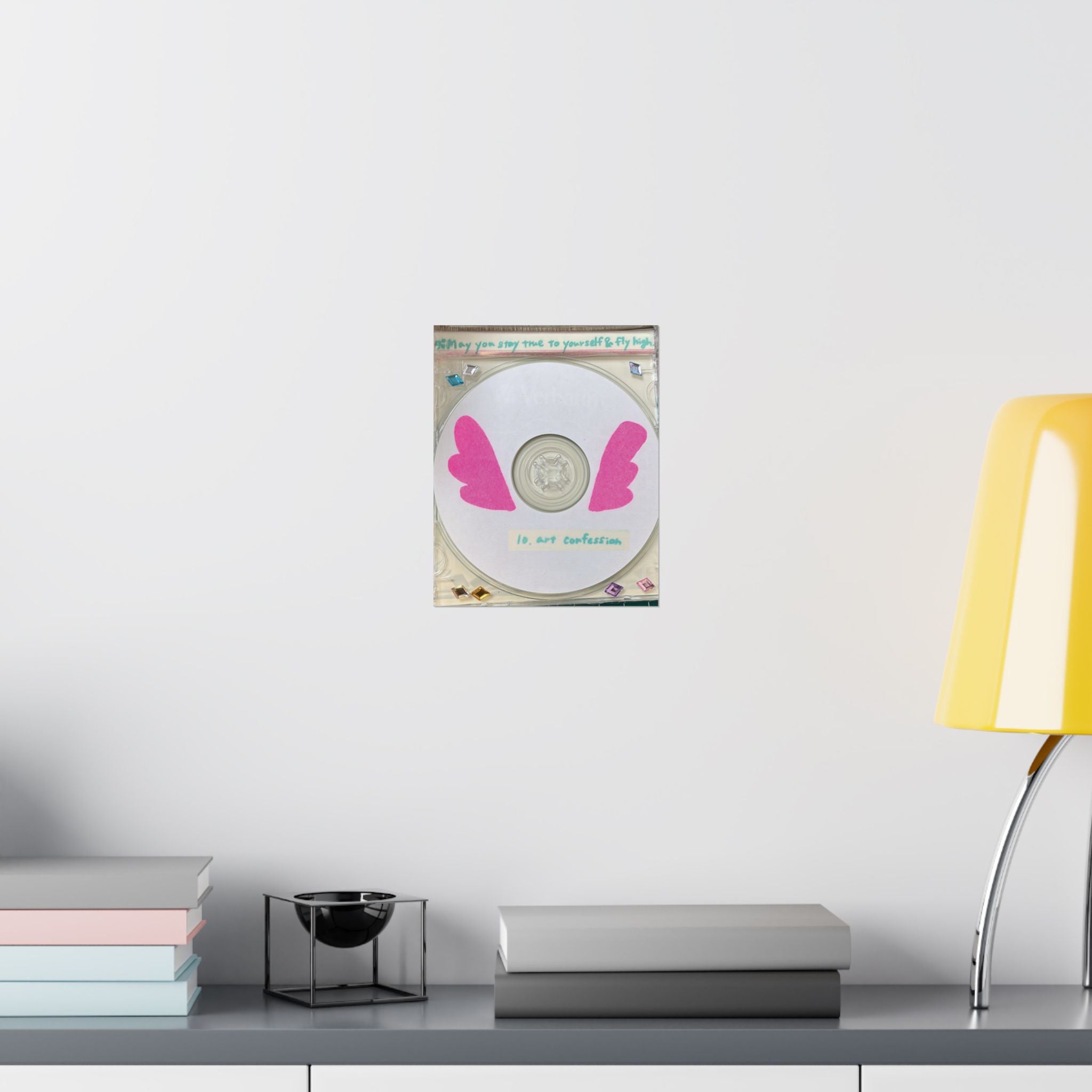 "art confession" (Album Cover made by RISO CD mixtape) Poster