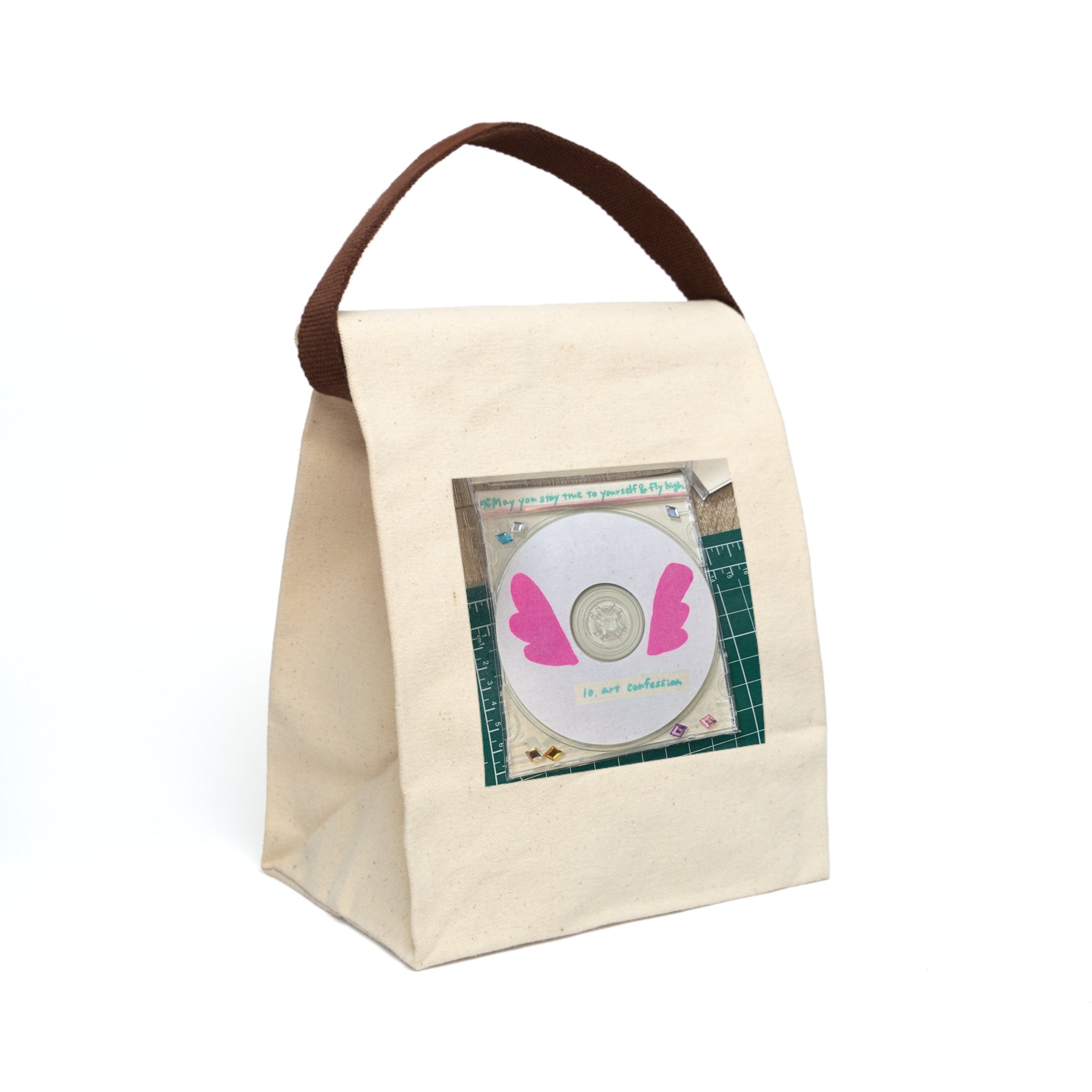 "art confession" (Album Cover made by RISO CD mixtape) Canvas Bag