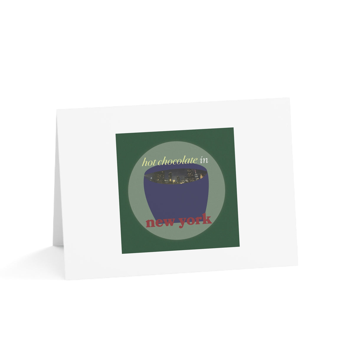 “hot chocolate in new york” Postcard