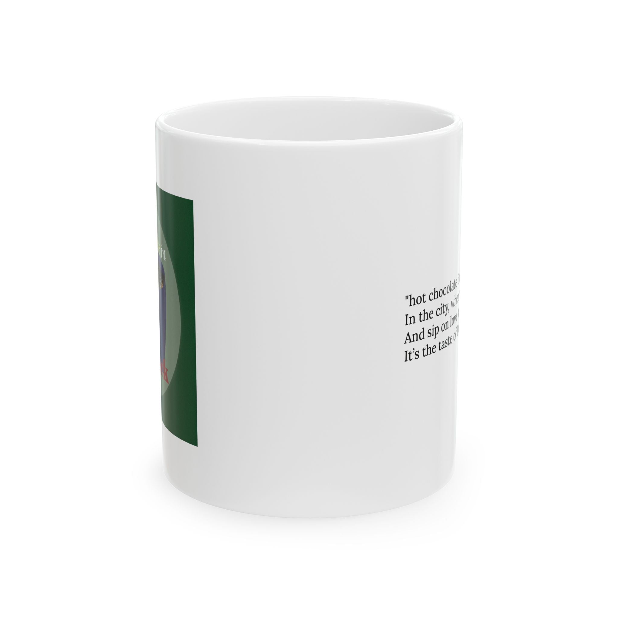 "hot chocolate in new york" Mug