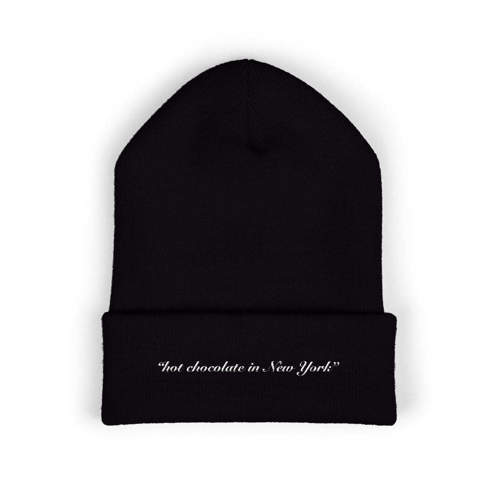 "hot chocolate in new york" Embroidery Beanie
